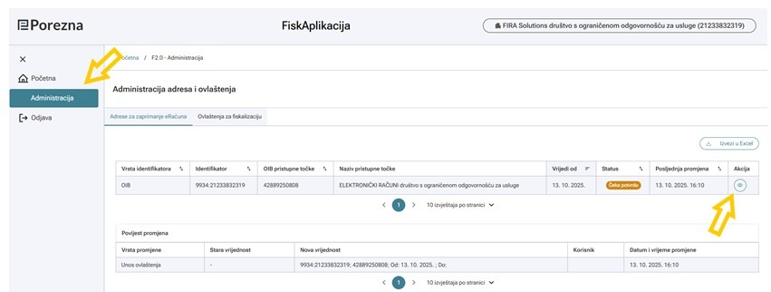 XPOS FiskAp_odbijanje-IP Vraćanje MIKROeRačun aplikaciije