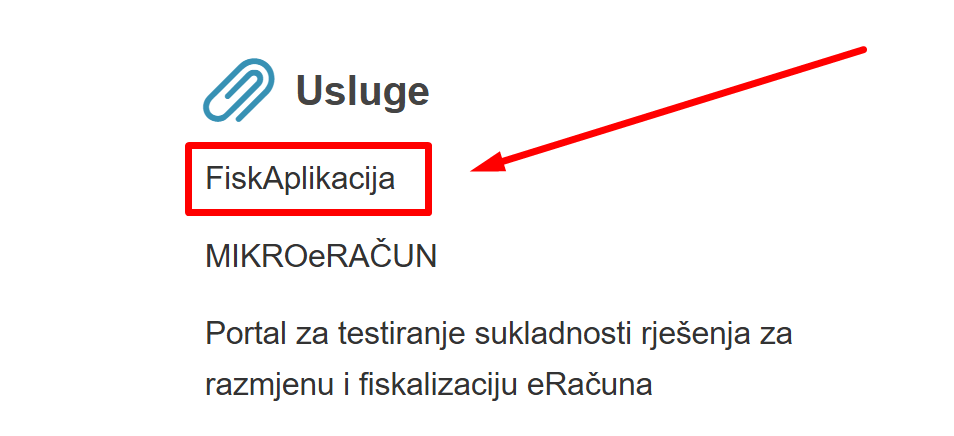 XPOS fiskaplikacija-izbornik FiskAplikacija
